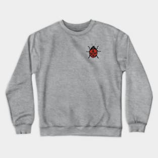 Ladybug Pocket Patch Crewneck Sweatshirt